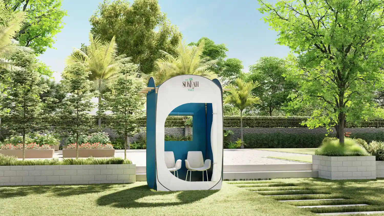 Pop up sukkah from TheSukkahPlace
